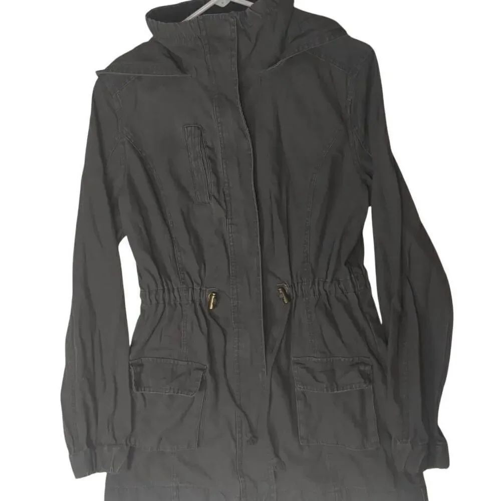 Cotton On Utility Jacket Anorak Dark Gray L Large